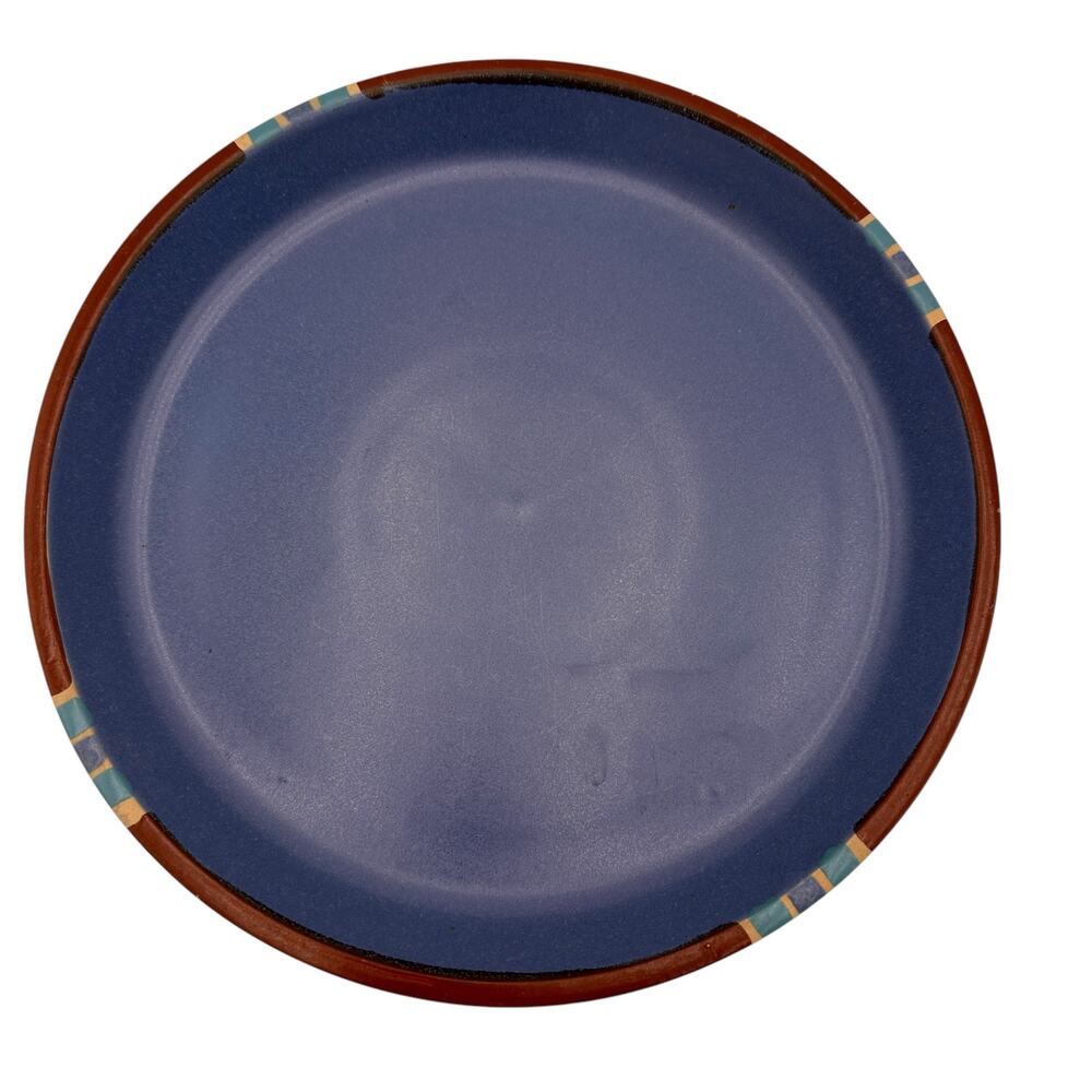 Dansk Blue Mesa Vintage Southwestern 10.5" Stoneware Dinner Plate